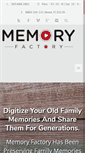 Mobile Screenshot of memoryfactory.com